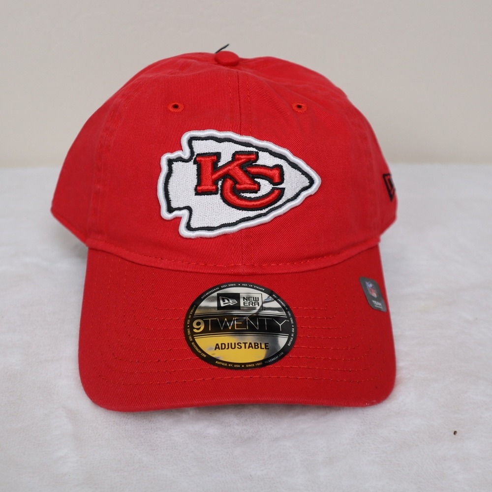 Kansas City Chiefs New Era 9TWENTY NFL Hat Red Adjustable Cap